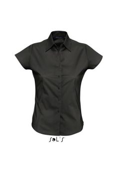 SOL'S EXCESS - SHORT SLEEVE STRETCH WOMEN'S SHIRT Black S