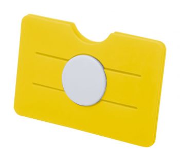 Tisson obal na platobné karty žltá , white