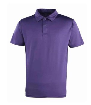 COOLCHECKER® STUDDED POLO Purple L