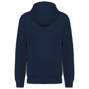 UNISEX ECO-FRIENDLY FRENCH TERRY ZIPPED HOODED SWEATSHIRT Navy L