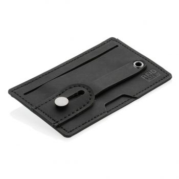 RFID púzdro na karty 3 v 1 na telefón čierna