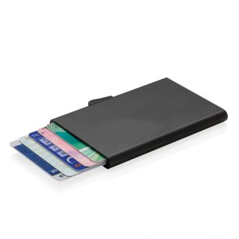 RFID hliníkové puzdro na karty C-Secure čierna