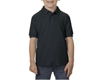 DRYBLEND® YOUTH DOUBLE PIQUÉ POLO SHIRT Black L