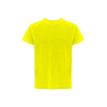 THC MOVE. Pracovné tričko s krátkym rukávom Fluorescenčná žltá L