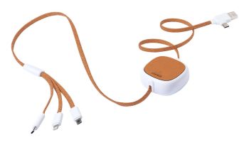 Sherat RCS USB nabíjací kábel brown , white