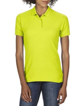 DRYBLEND® LADIES' DOUBLE PIQUÉ POLO Safety Green M