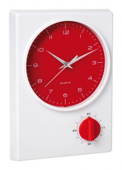 Tekel table clock red