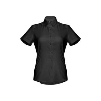THC LONDON WOMEN. Dámska oxfordská košeľa Čierna M