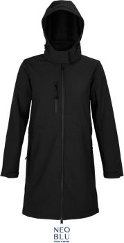NEOBLU | Dámský 3-vrstvý softshellový kabát deep black S
