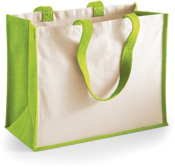 Westford Mill | Jutová nákupní taška "Classic" apple green onesize