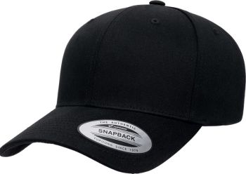 Flexfit | 6 panelová Snapback kšiltovka "Retro" black onesize