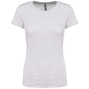 LADIES' SHORT SLEEVE CREW NECK T-SHIRT Ash Heather M
