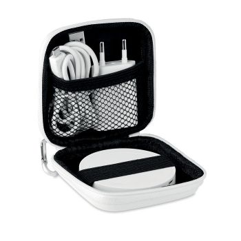 WIRELESS PLATO SET Set pro bezdrátové dobíjení white