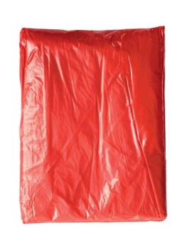 DISPOSABLE RAINING PONCHO "SUMATRA" Red U