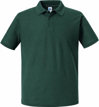 Russell | Pánské piqué polo "Authentic Eco" bottle green 3XL