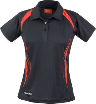 Spiro | Dámské týmové polo black/red S