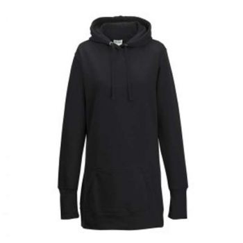 GIRLIE LONGLINE HOODIE Jet Black M