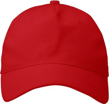 Neutral | 5 panelová kšiltovka bio fairtrade red onesize