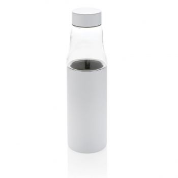 Nepriepustná sklenená termo fľaša Hybrid biela