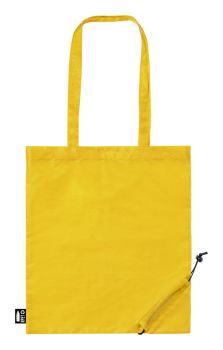 Berber skladacia RPET nákupná taška žltá