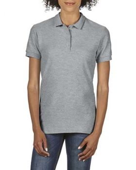 SOFTSTYLE® LADIES' DOUBLE PIQUÉ POLO RS Sport Grey XL