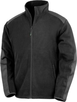 Result Work-Guard | Pracovní bunda z těžkého mikrofleecu black XL