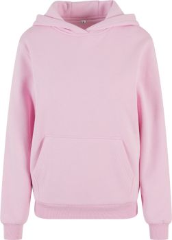 Build your Brand | Dámská oversize mikina s kapucí "Fluffy" soft pink L