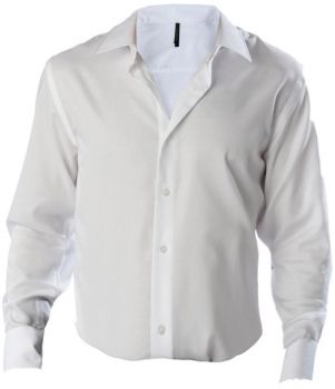 Kariban | Nežehlivá košile s dlouhým rukávem white XL