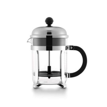 CHAMBORD 500. Kanvica na kávu French press 500ml Strieborná