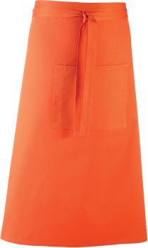 Premier | Dlouhá zástěra do pasu "Colours" orange onesize