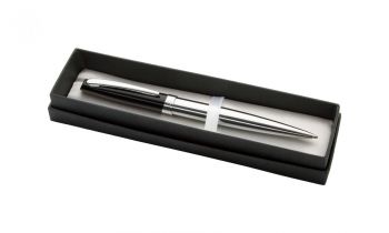 Center guľôčkové pero silver , black