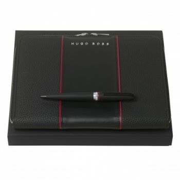 Set Gear Black (ballpoint pen & conference folder A5)