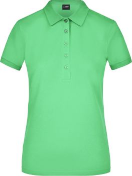 James & Nicholson | Dámské elastické piqué polo lime green S