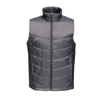 STAGE II MEN - INSULATED BODYWARMER Seal Grey L