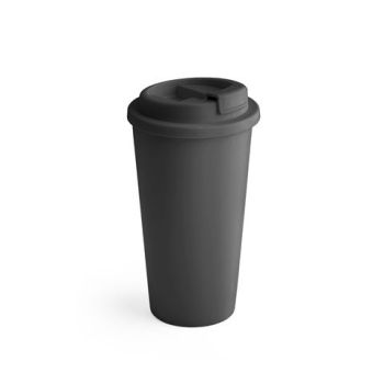 CUPPARI. Cestovný hrnček Čierna