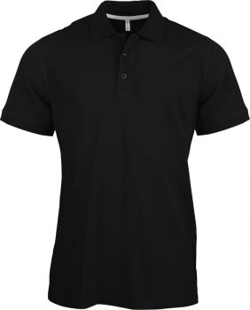 Kariban | Pánské piqué polo black 3XL