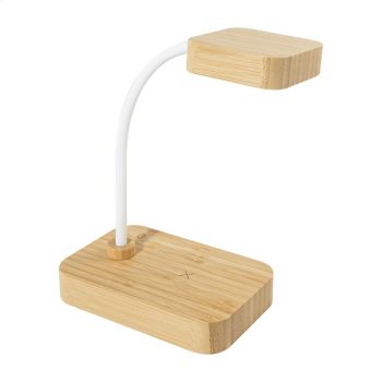 VoltGlow stolná lampa s bezdrôtovou nabíjačkou natural , white