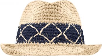 Myrtle Beach | Flexibilní letní klobouk straw/navy L/XL