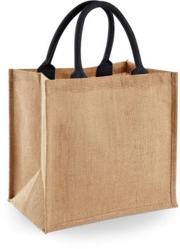 Westford Mill | Jutová nákupní taška Midi natural/black onesize