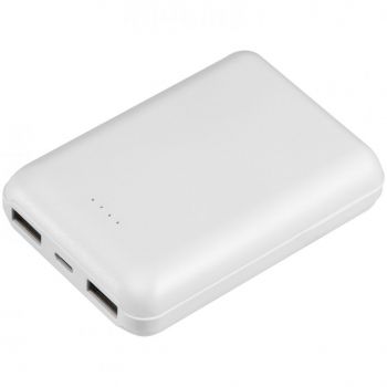 10 000 mAh Power Bank White