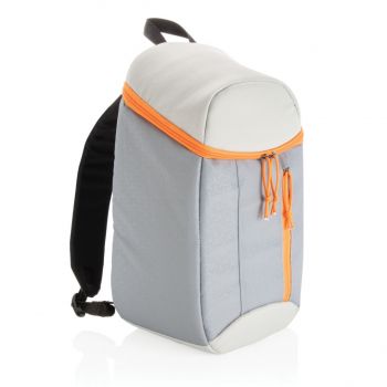 Cestovný chladiaci batoh 10L sivá, oranžová