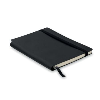SOFTNOTE Zápisník s PU deskami black