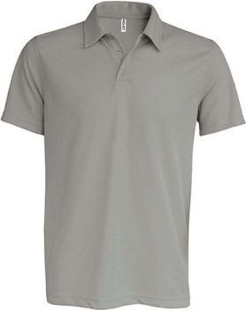 MEN'S SHORT-SLEEVED POLO SHIRT Fine Grey M