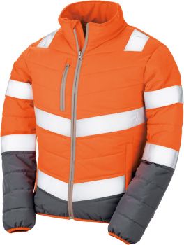 Result | Dámská bezpečnostní bunda fluorescent orange/grey L