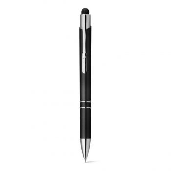 THEIA. Guľôčkové pero s podsvieteným logom Čierna