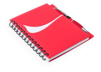 Dymas notebook red