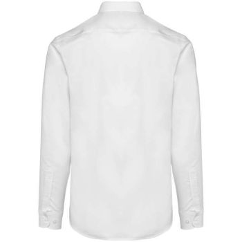 MEN LONG-SLEEVED EASY CARE SHIRT WITHOUT POCKET White M