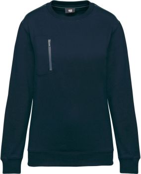 Kariban | Pracovní mikina "Day-to-Day" navy/silver S