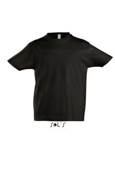 SOL'S IMPERIAL KIDS - ROUND NECK T-SHIRT Deep Black 12A