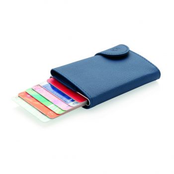 RFID puzdro na karty a bankovky C-Secure modrá